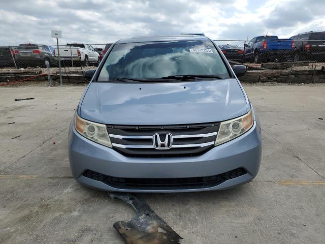 5FNRL5H61BB005345 - 2011 HONDA ODYSSEY EXL BLUE photo 5