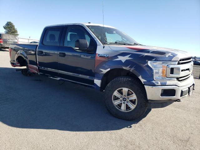 1FTFW1EG9JKD62659 - 2018 FORD F150 SUPERCREW BLUE photo 4