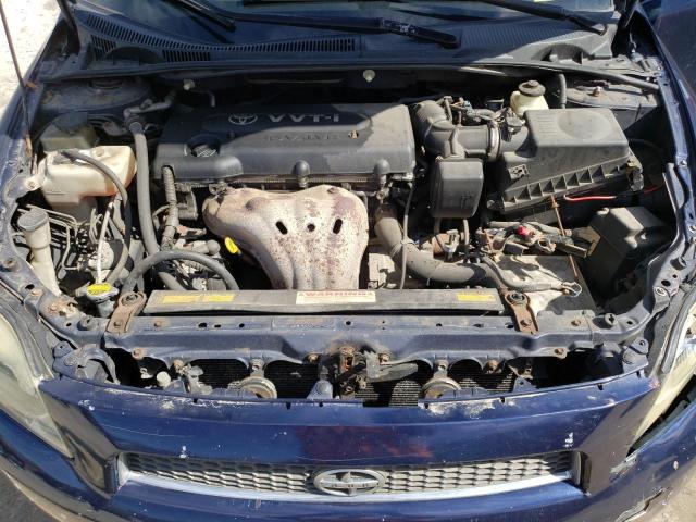 JTKDE177570147817 - 2007 TOYOTA SCION TC BLUE photo 11