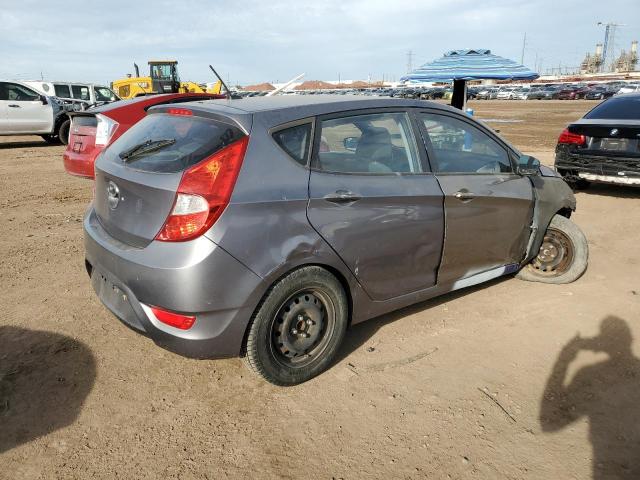 KMHCT5AE4FU213171 - 2015 HYUNDAI ACCENT GS CHARCOAL photo 3