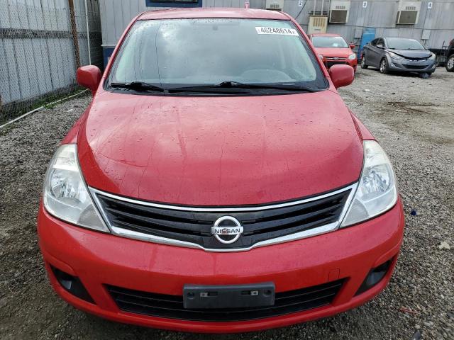 3N1BC1CPXBL497078 - 2011 NISSAN VERSA S RED photo 5