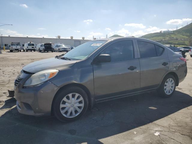 3N1CN7AP3DL865480 - 2013 NISSAN VERSA S GRAY photo 1