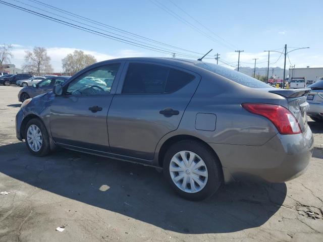 3N1CN7AP3DL865480 - 2013 NISSAN VERSA S GRAY photo 2