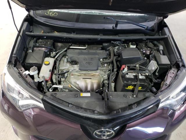 2T3JFREV5JW833222 - 2018 TOYOTA RAV4 SE PURPLE photo 12