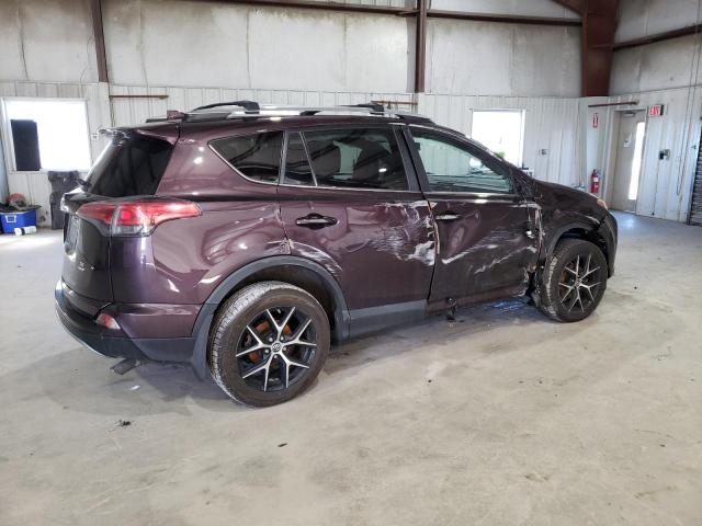 2T3JFREV5JW833222 - 2018 TOYOTA RAV4 SE PURPLE photo 3