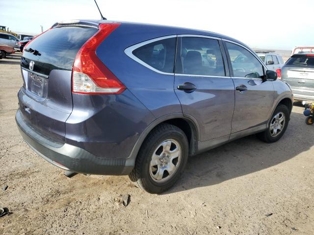 2HKRM3H38EH518489 - 2014 HONDA CR-V LX BLUE photo 3