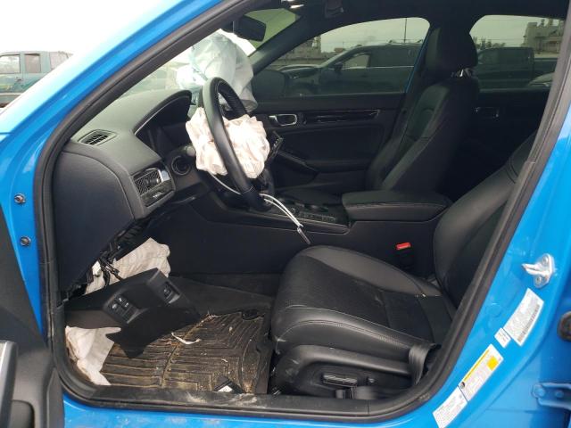19XFL1H88NE002031 - 2022 HONDA CIVIC SPORT TOURING BLUE photo 7
