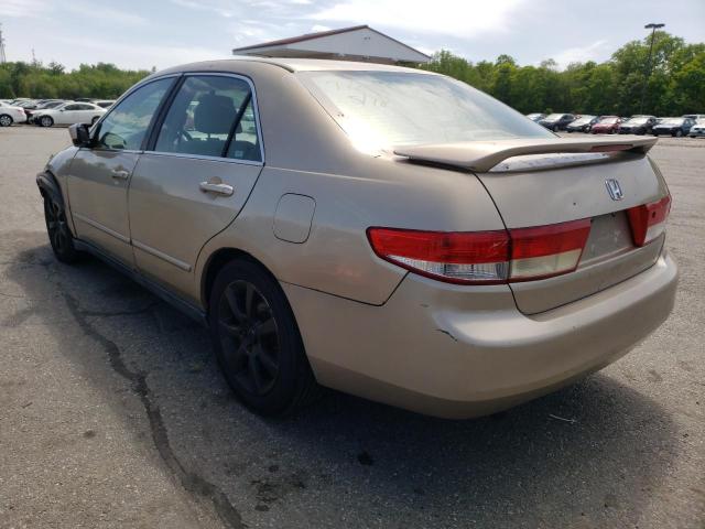 1HGCM66314A043415 - 2004 HONDA ACCORD LX TAN photo 3