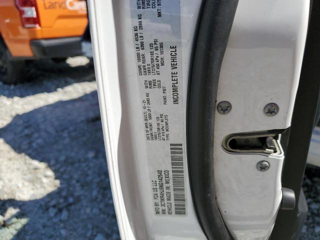 3C7WR4HJ6NG142640 - 2022 RAM 2500 TRADESMAN თეთრი ფოტო 13