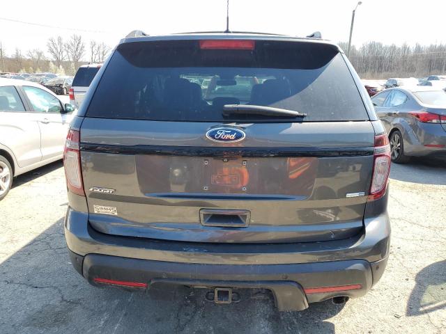 1FM5K8GT5FGA84620 - 2015 FORD EXPLORER SPORT GRAY photo 6