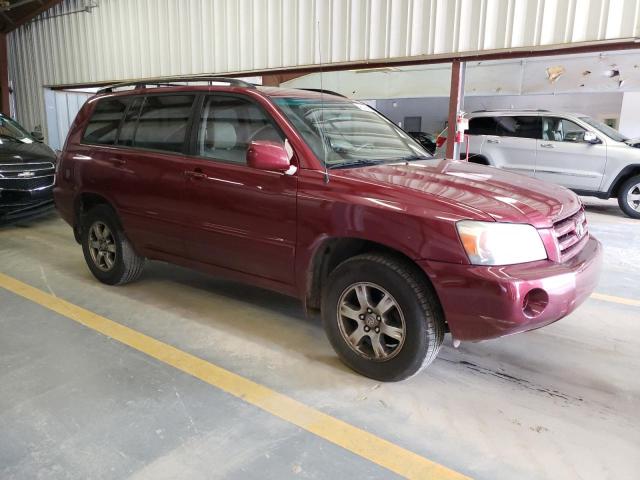 JTEGP21A250071233 - 2005 TOYOTA HIGHLANDER LIMITED BURGUNDY photo 4