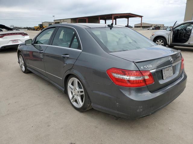 WDDHF7CB5BA346894 - 2011 MERCEDES-BENZ E 550 GRAY photo 2