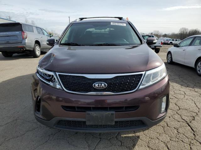 5XYKTDA78EG514537 - 2014 KIA SORENTO LX MAROON photo 5