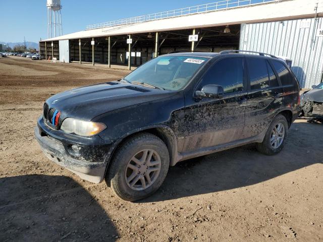 5UXFA13514LU45662 - 2004 BMW X5 3.0I BLACK photo 1