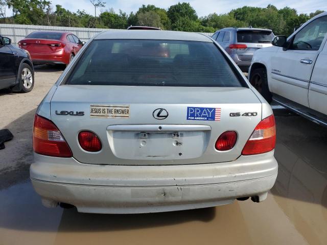 JT8BH68X2Y0025854 - 2000 LEXUS GS 400 SILVER photo 6