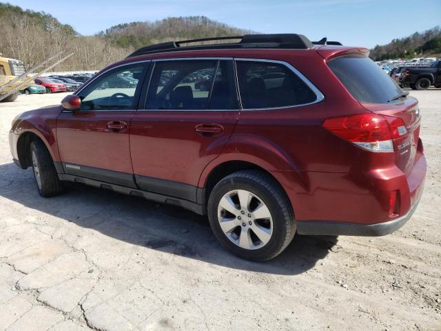 4S4BRDKC8B2365316 - 2011 SUBARU OUTBACK 3.6R LIMITED MAROON photo 2