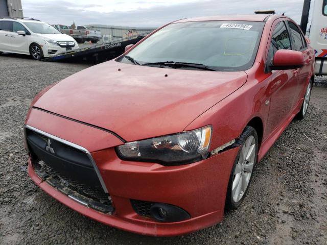 JA32U8FW4CU022862 - 2012 MITSUBISHI LANCER GT RED photo 1