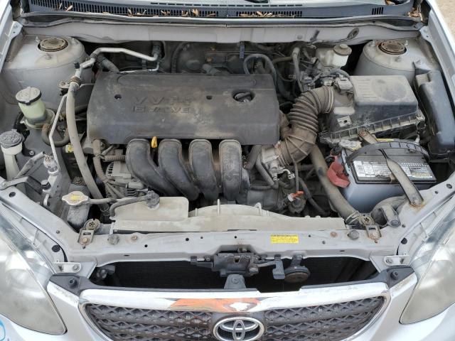 1NXBR32E08Z048736 - 2008 TOYOTA COROLLA CE SILVER photo 11