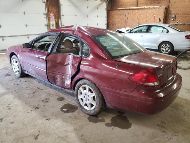 1FAFP53U77A187829 - 2007 FORD TAURUS SE BURGUNDY photo 2