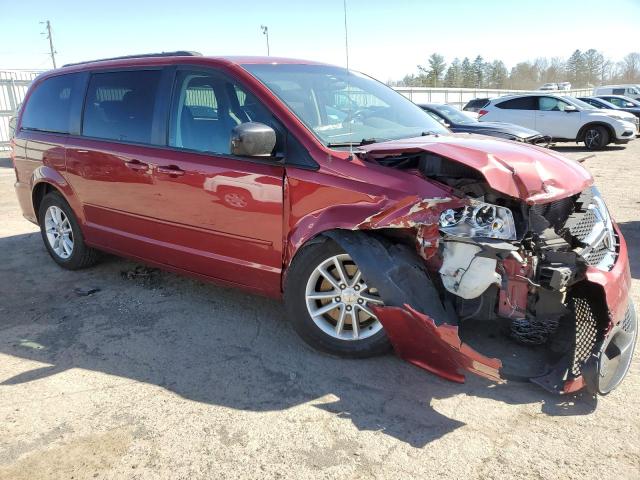 2C4RDGCG8FR745154 - 2015 DODGE GRAND CARA SXT BURGUNDY photo 4