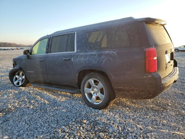 1GNSKHKC4KR127316 - 2019 CHEVROLET SUBURBAN K1500 LT BLUE photo 2