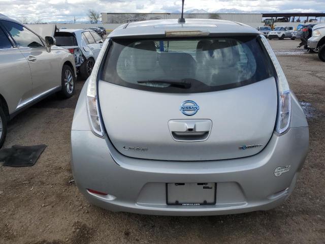 JN1AZ0CP1BT000418 - 2011 NISSAN LEAF SV SILVER photo 6