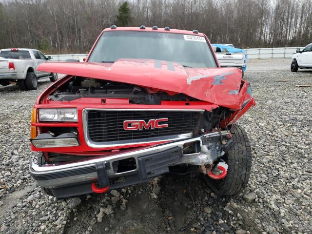 1GTHK39FXPE528812 - 1993 GMC SIERRA K3500 RED photo 5