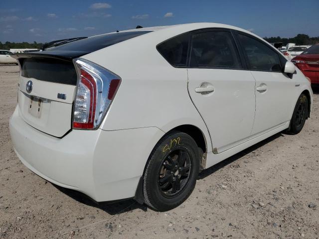 JTDKN3DU4D1721656 - 2013 TOYOTA PRIUS WHITE photo 3