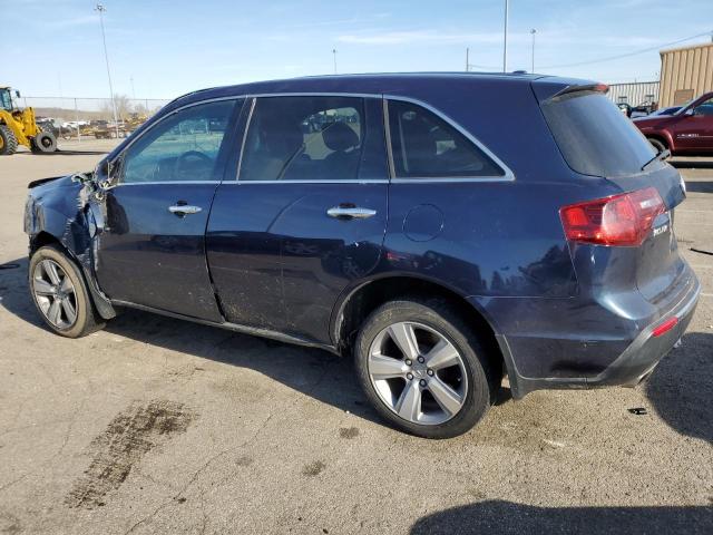 2HNYD2H21CH530545 - 2012 ACURA MDX BLUE photo 2