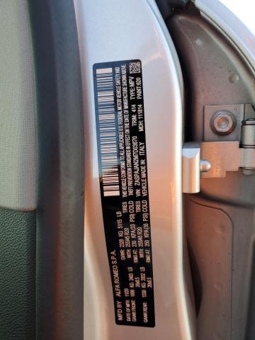 ZASPAJAN2M7D03670 - 2021 ALFA ROMEO STELVIO SPORT Серебристый фото 12