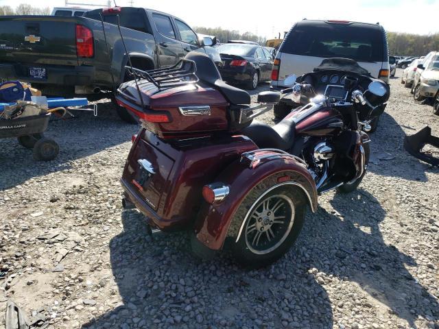 1HD1MAL10EB852491 - 2014 HARLEY-DAVIDSON FLHTCUTG TRI GLIDE ULTRA BURGUNDY photo 4