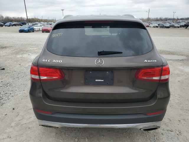 WDC0G4KBXGF088977 - 2016 MERCEDES-BENZ GLC 300 4MATIC BROWN photo 6