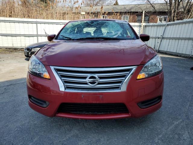 3N1AB7AP4DL781829 - 2013 NISSAN SENTRA S RED photo 5