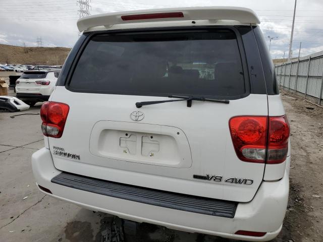 5TDBT48A36S271175 - 2006 TOYOTA SEQUOIA LIMITED WHITE photo 6