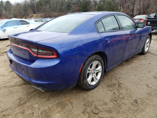 2C3CDXBG9LH211609 - 2020 DODGE CHARGER SXT BLUE photo 3