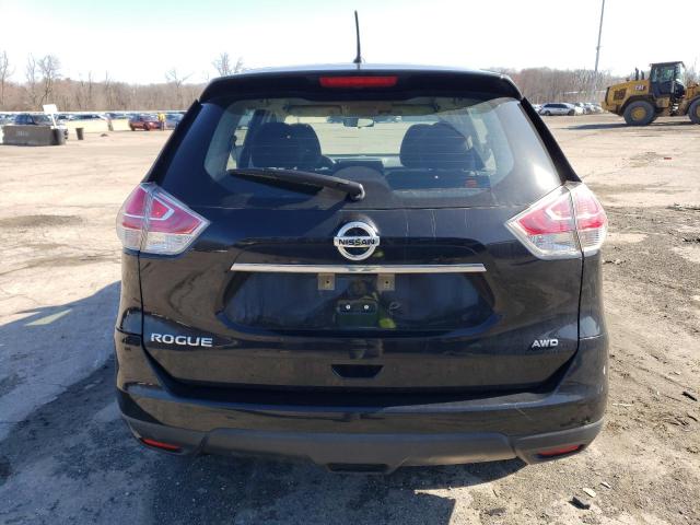 KNMAT2MV4GP618887 - 2016 NISSAN ROGUE S BLACK photo 6