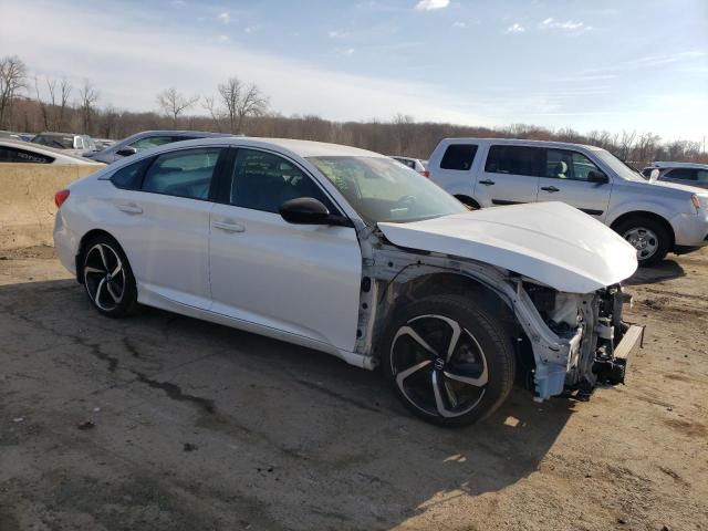 1HGCV1F31MA091917 - 2021 HONDA ACCORD SPORT WHITE photo 4