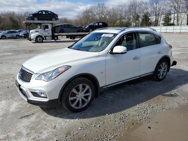 JN1BJ0RR8HM416215 - 2017 INFINITI QX50 WHITE photo 1