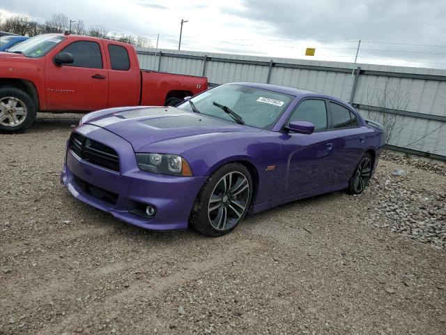 2C3CDXGJ0DH673580 - 2013 DODGE CHARGER SUPER BEE PURPLE photo 1