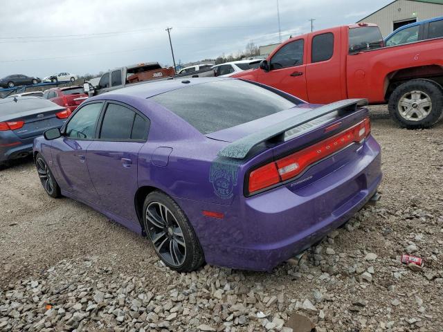 2C3CDXGJ0DH673580 - 2013 DODGE CHARGER SUPER BEE PURPLE photo 2