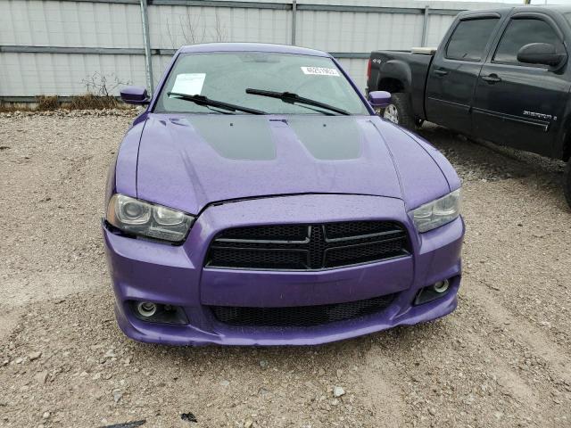 2C3CDXGJ0DH673580 - 2013 DODGE CHARGER SUPER BEE PURPLE photo 5