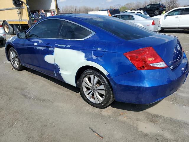 1HGCS1B70BA004703 - 2011 HONDA ACCORD EX BLUE photo 2