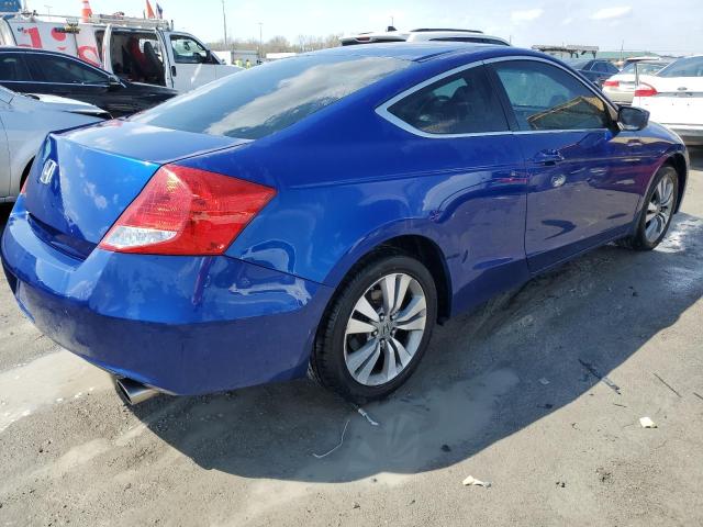 1HGCS1B70BA004703 - 2011 HONDA ACCORD EX BLUE photo 3