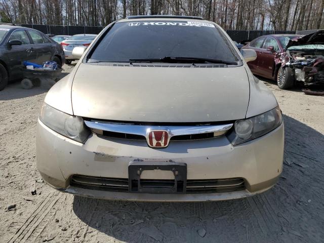 1HGFA16857L139741 - 2007 HONDA CIVIC EX GOLD photo 5