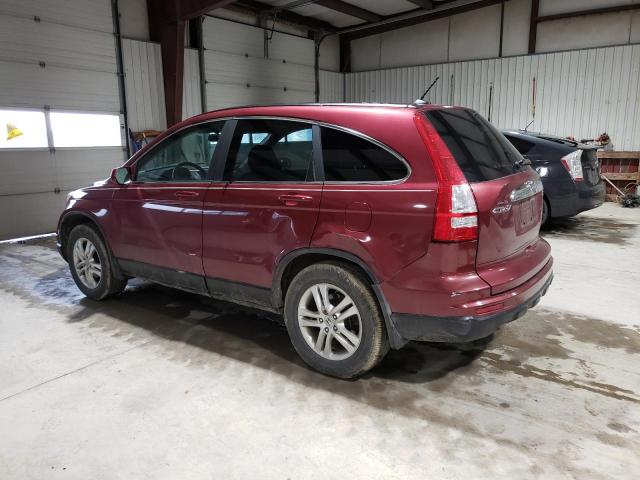 5J6RE4H71AL070067 - 2010 HONDA CR-V EXL MAROON photo 2