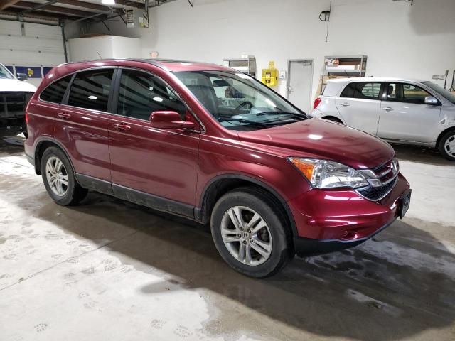 5J6RE4H71AL070067 - 2010 HONDA CR-V EXL MAROON photo 4