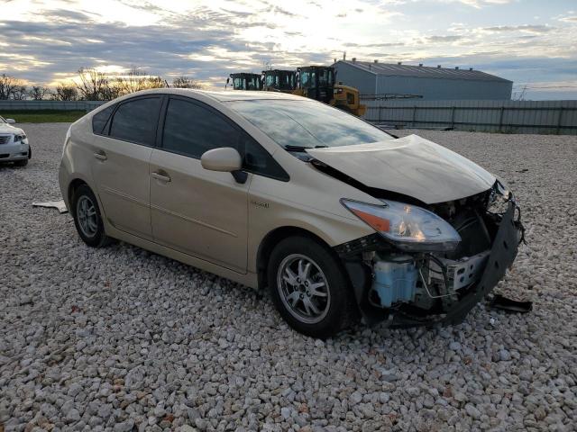 JTDKN3DU8B1437377 - 2011 TOYOTA PRIUS BEIGE photo 4