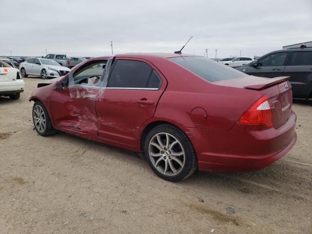 3FAHP0HA6AR233898 - 2010 FORD FUSION SE MAROON photo 2