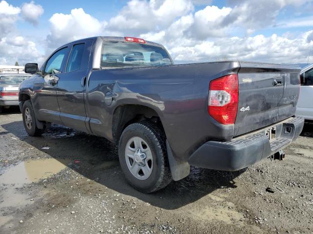 5TFUW5F10EX393901 - 2014 TOYOTA TUNDRA DOUBLE CAB SR/SR5 GRAY photo 2