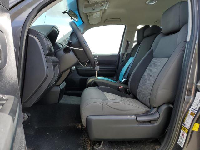 5TFUW5F10EX393901 - 2014 TOYOTA TUNDRA DOUBLE CAB SR/SR5 GRAY photo 7